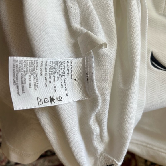 NAUTICA 100% PIQUE COTTON POLO SHIRT size S - Picture 5 of 5